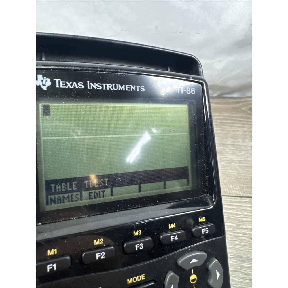 Texas Instruments TI-86 Graphing Calculator w/ Cover - Tested Working - Picture 3 of 5